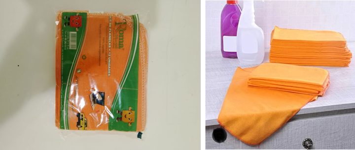 Flanela laranja 39x59, dz