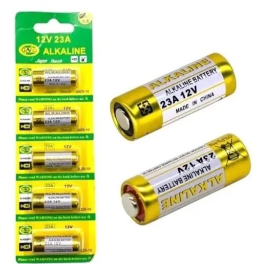 Pilha alcalina 23A cartela C/5 un