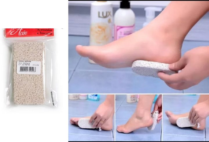 Pedra Pomes Limpeza dos Pés dz