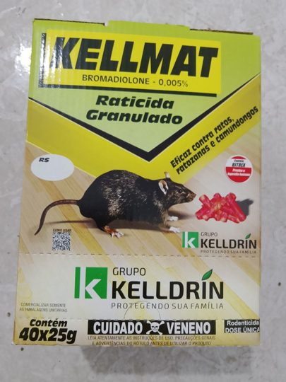Raticida Granulado c/40 un (25g)