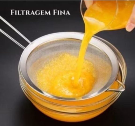 Peneira metal 22 cm